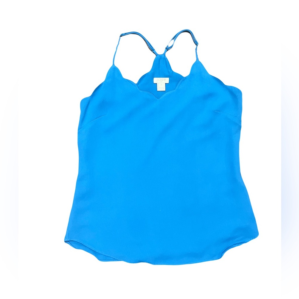 J crew- scalloped tank top